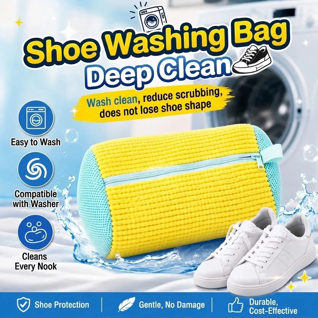Shoe Cleaner - Yumuşak Elyaf 360 ° Ayakkabı Temizleme