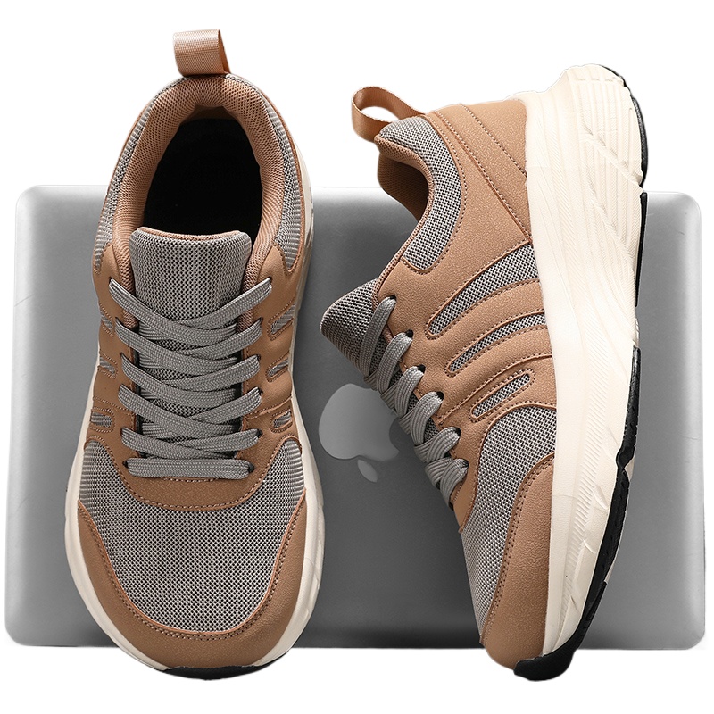 Sneaker Box - Erkek Geniş Burunlu Spor Ayakkabıları Sonbahar