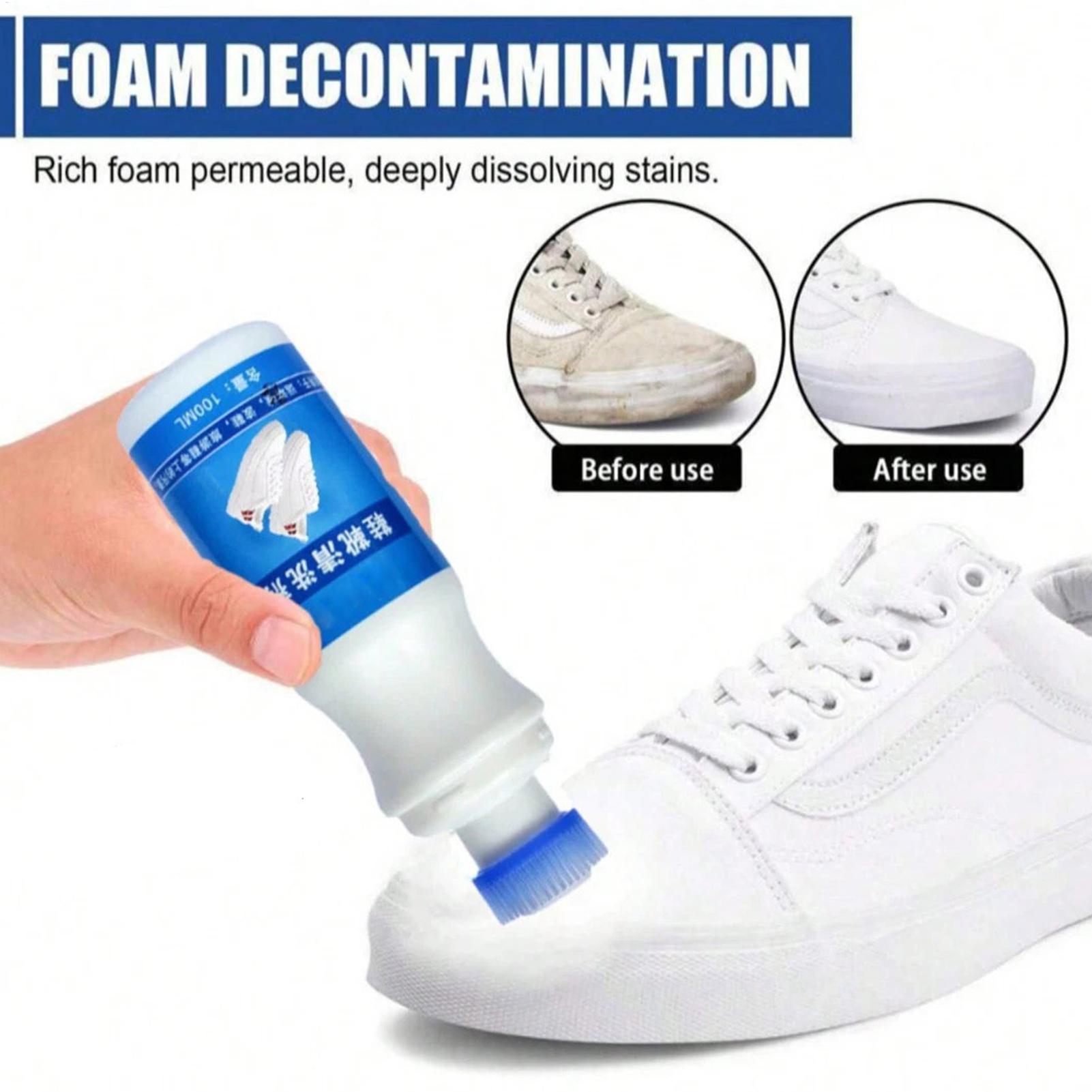 Sneaker Care Spray - Beyaz Ayakkabı Temizleyici 100ml Köpüklü Susuz