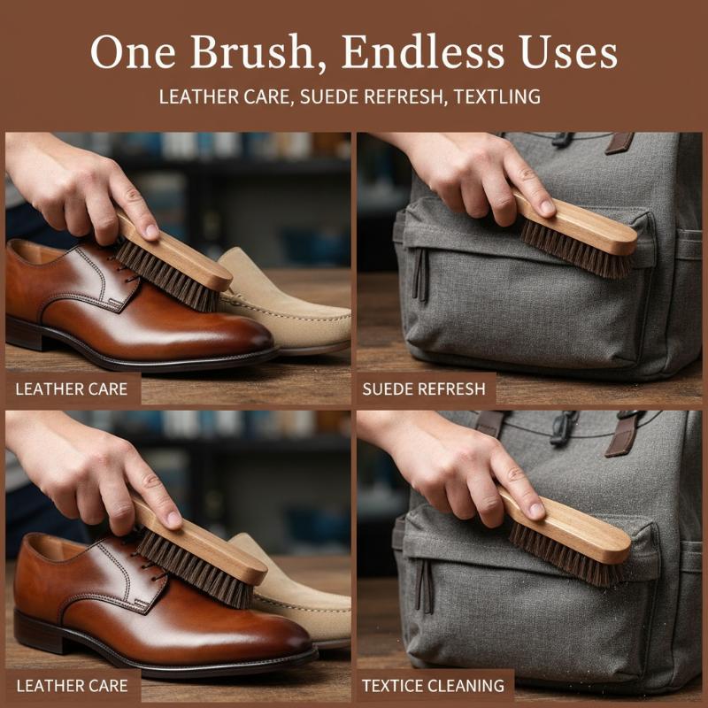 1 adet ahşap ayakkabı fırçası  - Shoe Cleaning Brush incelemesi ve fiyatı